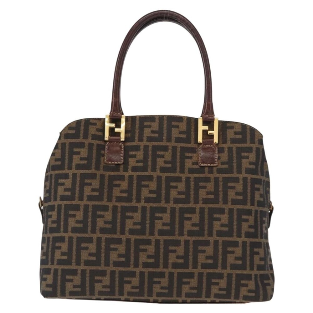 Fendi Zucca Handbag Black